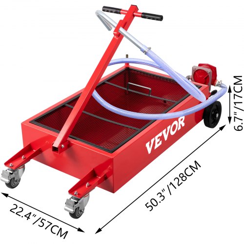 Oil Drain Pan 20 Gallon Oil Drain Tank 76L Low Profile Oil Drain Pan Large