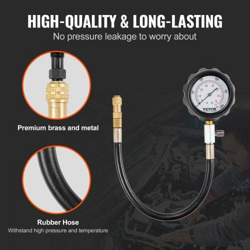Diesel Engine Compression Tester 18 pcs Cylinder Pressure Test Tool Kit