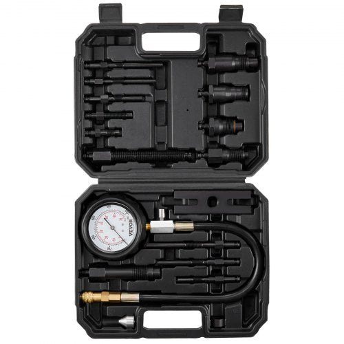 Diesel Engine Compression Tester 18 pcs Cylinder Pressure Test Tool Kit