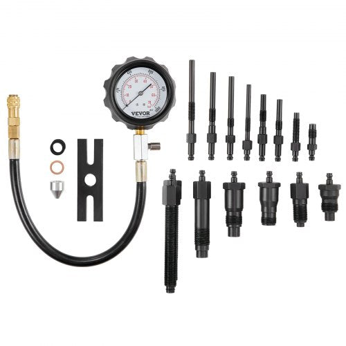 Diesel Engine Compression Tester 18 pcs Cylinder Pressure Test Tool Kit