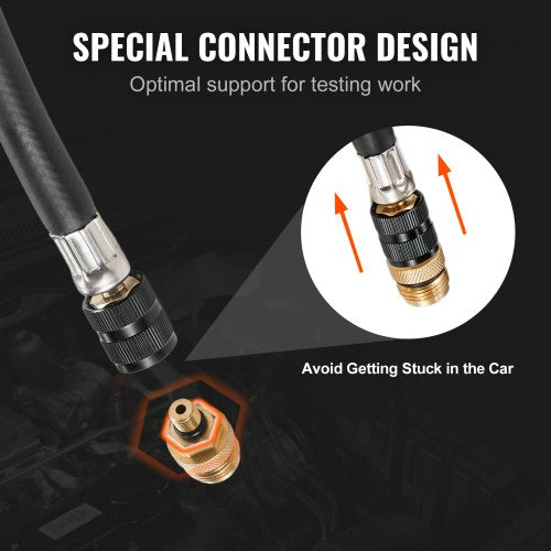 Compression Tester Adapter Kit 9 Pcs Automotive Engine Cylinder Leak