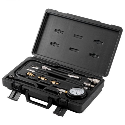Compression Tester Adapter Kit 9 Pcs Automotive Engine Cylinder Leak