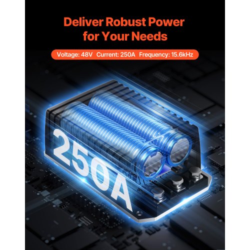 Golf Cart Speed Controller 48V 250A DC Motor Controller Replacement