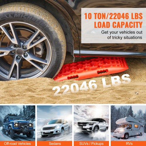 10 TON Traction Boards with PP Material Recovery Boards for Offroad