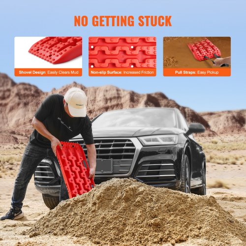 10 TON Traction Boards with PP Material Recovery Boards for Offroad