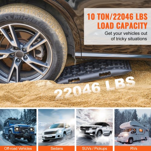 10 TON Traction Boards with PP Material Recovery Boards for Offroad