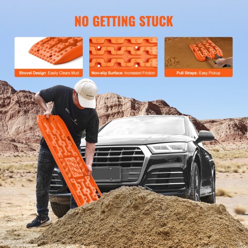 10 TON Traction Boards with PP Material Recovery Boards for Offroad