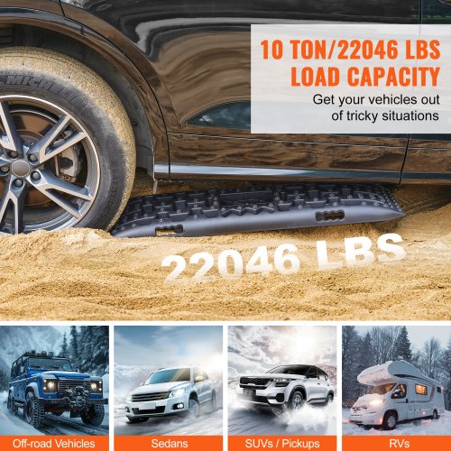 10 TON Traction Boards with PP Material Recovery Boards for Offroad