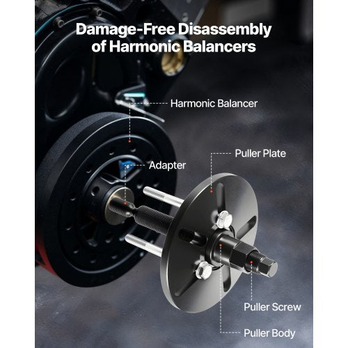 Harmonic Balancer Puller Removal Install Tool Kit AllSteel Harmonic