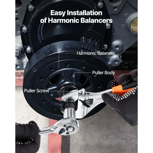 Harmonic Balancer Puller Removal Install Tool Kit AllSteel Harmonic