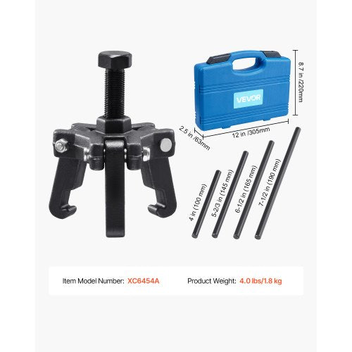 Harmonic Balancer Puller Kit Adjustable 3Jaw Puller Fits Most Late Model