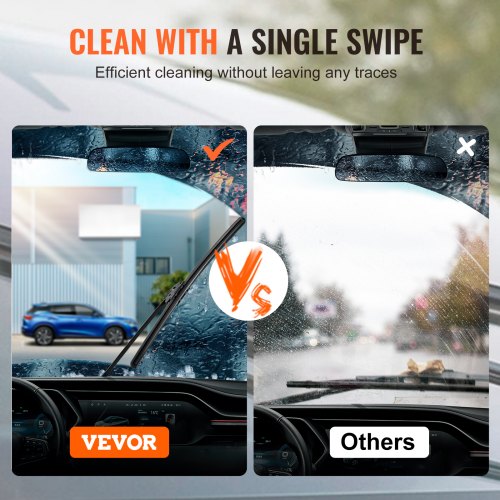 17 Rubber Wiper Blades 43 cm Universal Replacement Wind Shield Wiper Low