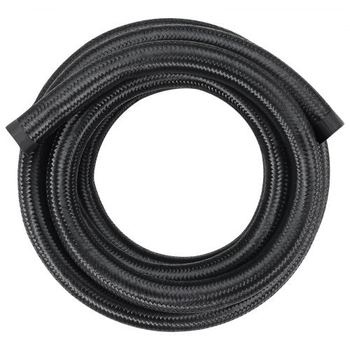 10AN Fuel Line Kit 10 FT Fuel Hose Kit 055 Nylon Stainless Steel Braided