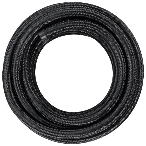 6AN Fuel Line Kit 20 FT Fuel Hose Kit 034 Nylon Stainless Steel Braided