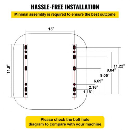Universal Fold Down Forklift Seat with Retractable Safety Belt