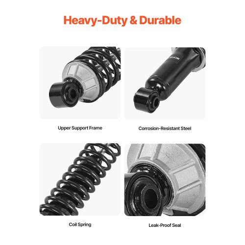 Rear Shock Absorber Strut Assembly 2Pcs Shock and Strut Assembly with Coil