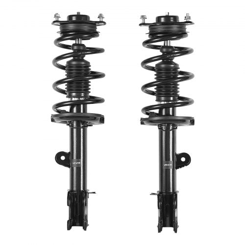 Front Shock Absorber Strut Assembly 2Pcs Shock and Strut Assembly with Coil