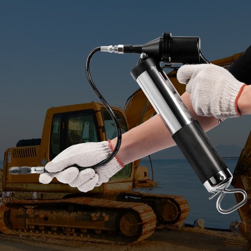 Air Operated Grease Gun 6000PSI 14 OZ400 CC Capacity Heavy Duty Pneumatic