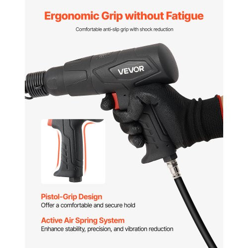 Air Hammer 25002700BPM Pneumatic Hammer with 276inch Stroke 4PCS 67