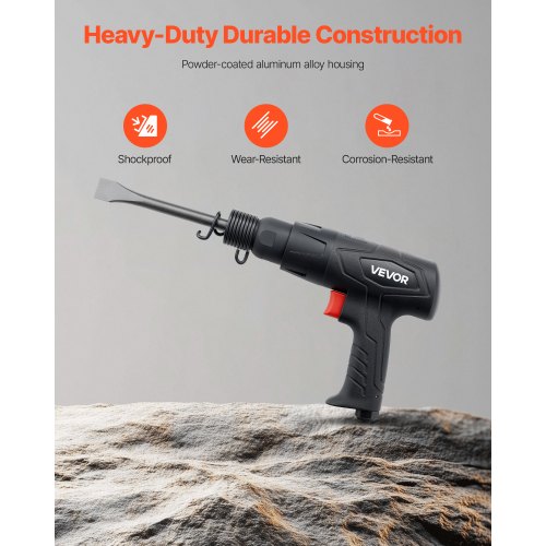 Air Hammer 25002700BPM Pneumatic Hammer with 276inch Stroke 4PCS 67