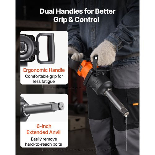 1 Inch Air Impact Wrench Up to 1800 ftlbs NutBusting Torque 18.7 lbs