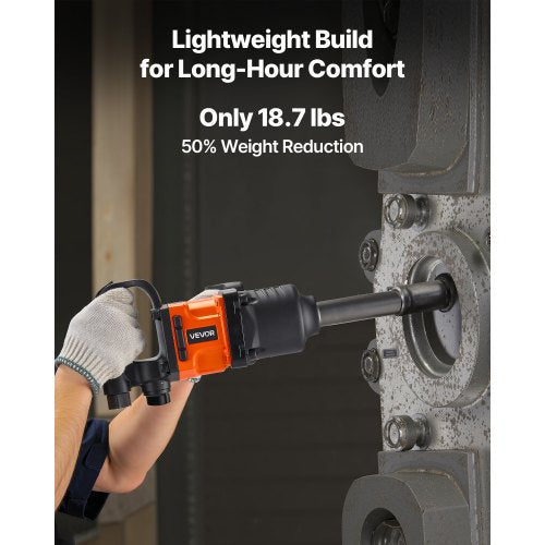 1 Inch Air Impact Wrench Up to 1800 ftlbs NutBusting Torque 18.7 lbs
