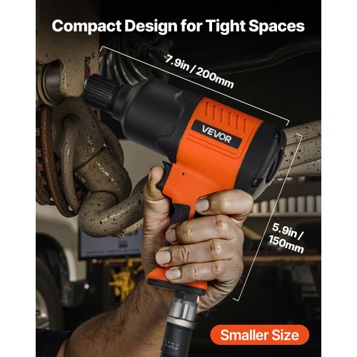 Air Impact Wrench 12 Drive Pneumatic Impact Wrench Up to 1100 ftlbs