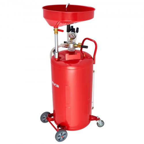 21 Gallon Waste Oil Drain Tank Air Operated Portable Oil Drainer