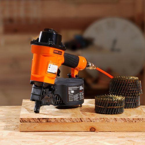Coil Siding Nailer MCN55 1 inch to 214 inch 15 Degree Pneumatic Siding
