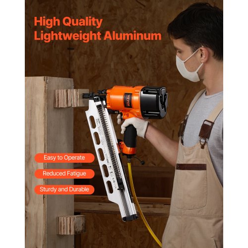 Framing Nailer 2 to 312 21 Degree Full Round Head Pneumatic Framing