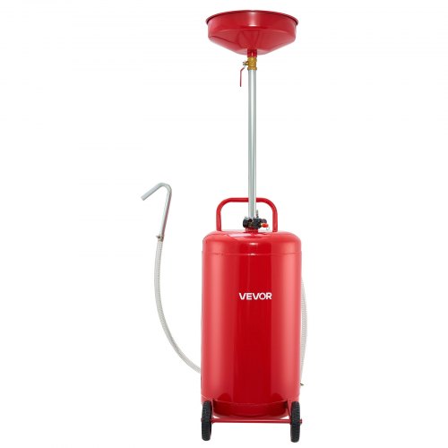 25 Gallon Waste Oil Drain Tank Air Operated Portable Oil Drainer