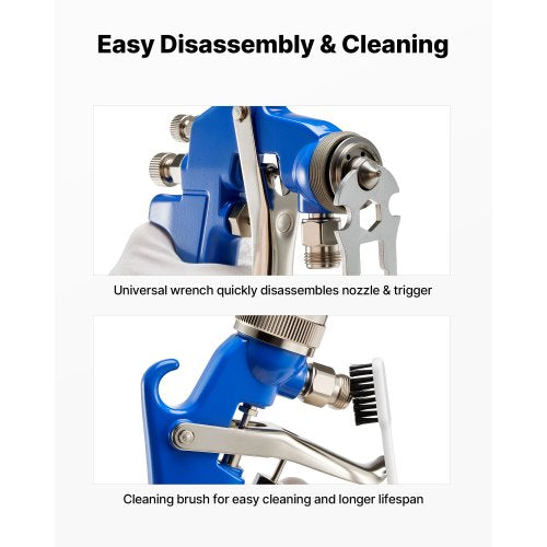 Siphon Feed Spray Gun High Atomization Air Paint Spray Gun 1000cc