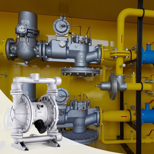 Air Operated Double Diaphragm Pump 44GPM Max 115PSI Air Waste Oil