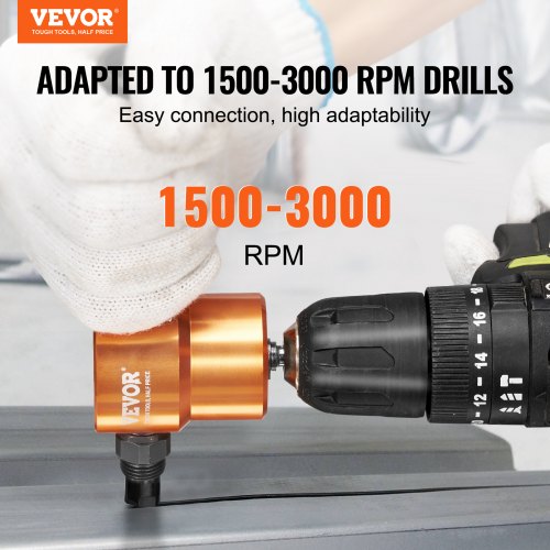 Double Head Sheet Metal Nibbler Cutter 360 Degree Metal Nibbler Drill