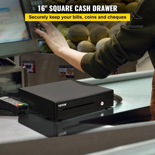 Cash Register Drawer 16 12 V for POS System with 5 Bill 8 Coin Cash