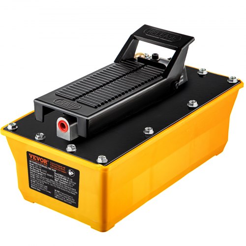 Air Hydraulic Pump 10000 PSI Hydraulic Foot Pump 0.6 Gal Reservoir Foot