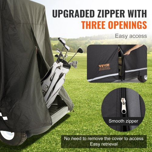 22 Passenger Golf Cart Cover 600D Polyester Full Cover Suitable for 22