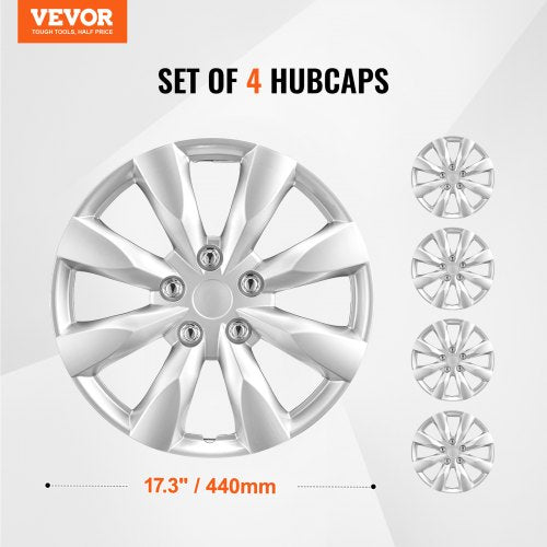 Wheel Rim Cover Hubcaps 16 in Diameter Sturdy Durable ScratchResistant