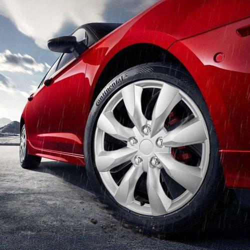 Wheel Rim Cover Hubcaps 16 in Diameter Sturdy Durable ScratchResistant