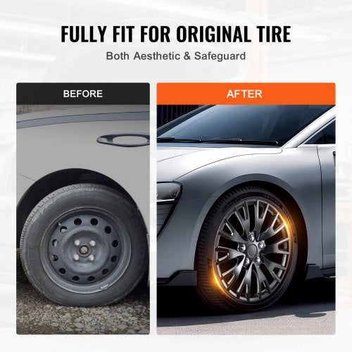 Wheel Rim Cover Hubcaps 16 in Diameter Sturdy Durable ScratchResistant
