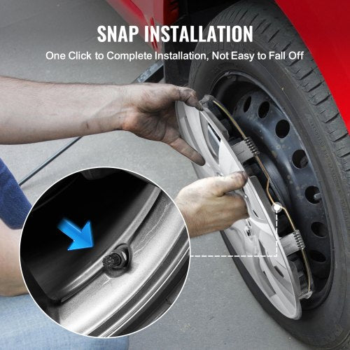 Wheel Rim Cover Hubcaps 16 in Diameter Sturdy Durable ScratchResistant