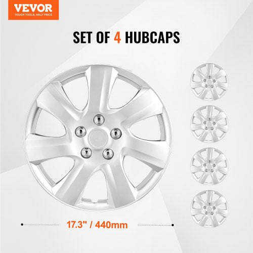 Wheel Rim Cover Hubcaps 16 in Diameter Sturdy Durable ScratchResistant
