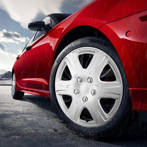 Wheel Rim Cover Hubcaps 15 in Diameter Sturdy Durable ScratchResistant