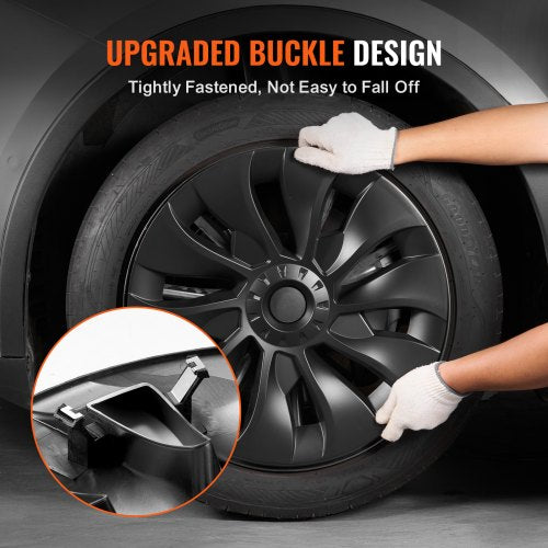 Wheel Rim Cover Hubcaps 18 in 20172023 Model 3 Fully Fit Hubcap with Snap