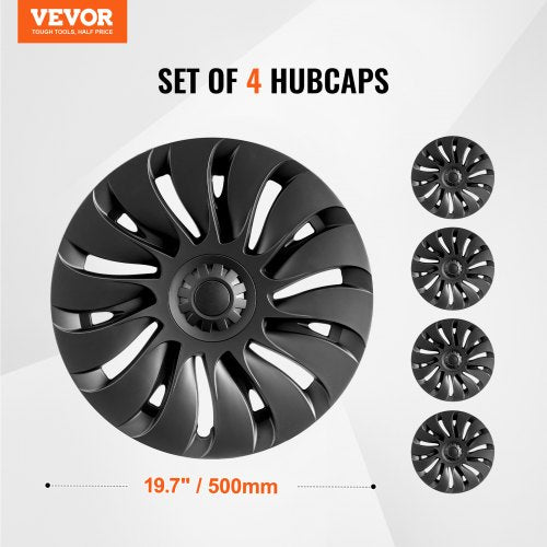 Wheel Rim Cover Hubcaps 19 in 20202024 Model Y Fully Fit Hubcap with Snap