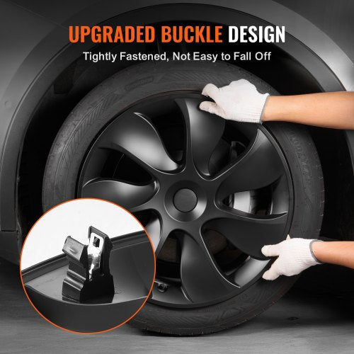 Wheel Rim Cover Hubcaps 19 in 20212023 Model Y Fully Fit Hubcap with Snap