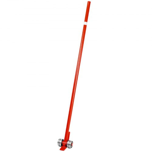 3T Prylever Bar 6600 Lbs Capacity Steel Pry Lever Bar Heavy Duty with Wheels