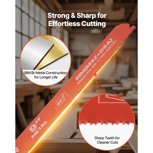 Reciprocating Saw Blades 25 Pack 1418 TPI BiMetal Reciprocating Saw