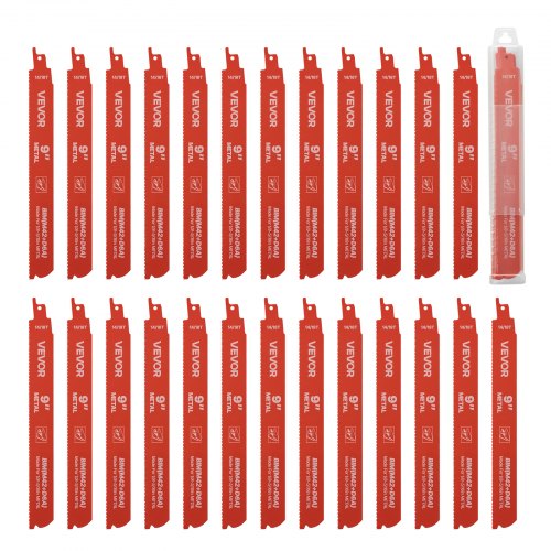 Reciprocating Saw Blades 25 Pack 1418 TPI BiMetal Reciprocating Saw