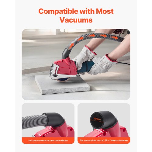 Cutting Dust Shroud for Angle Grinders Universal 45 in Angle Grinder Dust